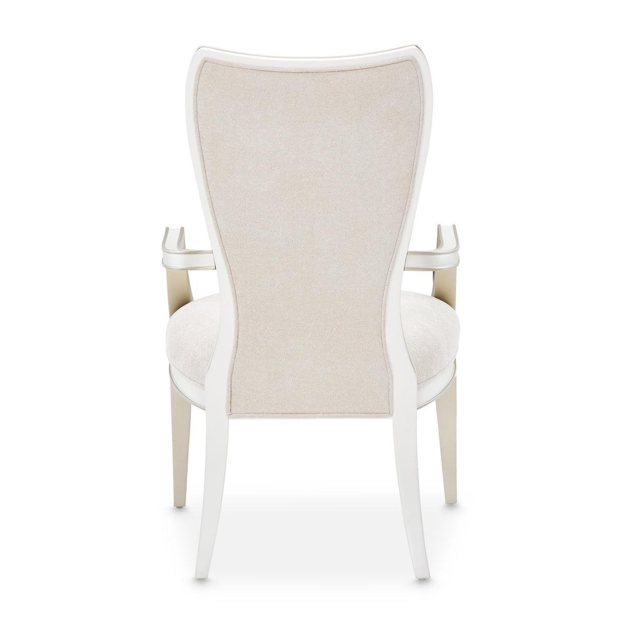 La Marisia Creamy Pearl Dining Arm Chair from Michael Amini - Luna Furniture