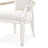 La Marisia Creamy Pearl Dining Arm Chair from Michael Amini - Luna Furniture