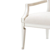 La Marisia Creamy Pearl Dining Arm Chair from Michael Amini - Luna Furniture