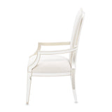 La Marisia Creamy Pearl Dining Arm Chair from Michael Amini - Luna Furniture