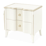 La Marisia Creamy Pearl Nightstand from Michael Amini - Luna Furniture