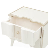 La Marisia Creamy Pearl Nightstand from Michael Amini - Luna Furniture