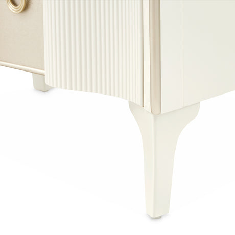 La Marisia Creamy Pearl Nightstand from Michael Amini - Luna Furniture