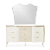 La Marisia Creamy Pearl Dresser With Mirror from Michael Amini - Luna Furniture