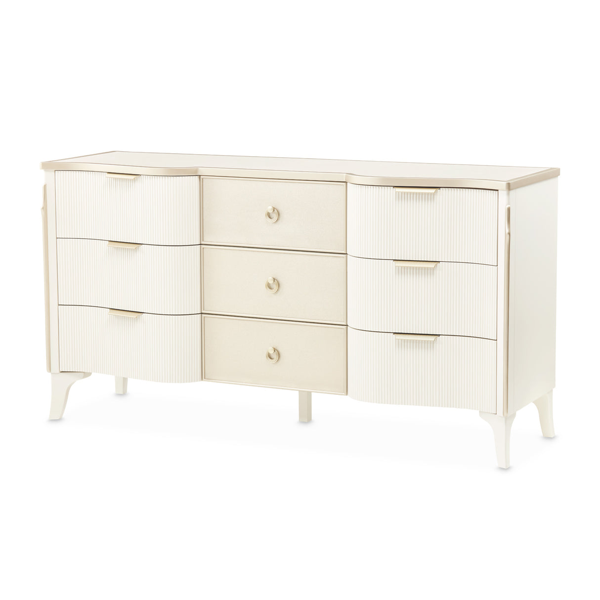 La Marisia Creamy Pearl Dresser from Michael Amini - Luna Furniture