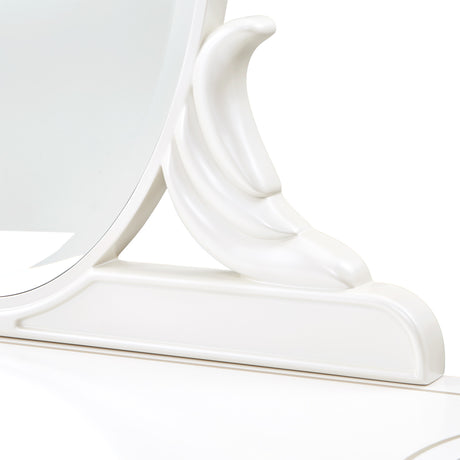 La Marisia Creamy Pearl Vanity Mirror from Michael Amini - Luna Furniture