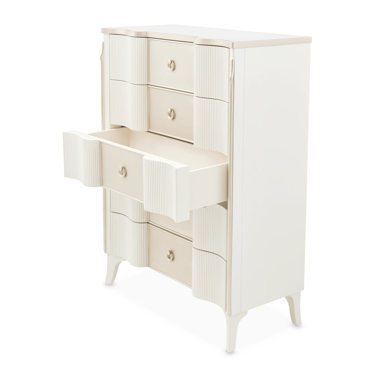 La Marisia Creamy Pearl Chest from Michael Amini - Luna Furniture