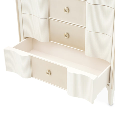 La Marisia Creamy Pearl Chest from Michael Amini - Luna Furniture
