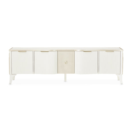 La Marisia Creamy Pearl Media Cabinet from Michael Amini - Luna Furniture