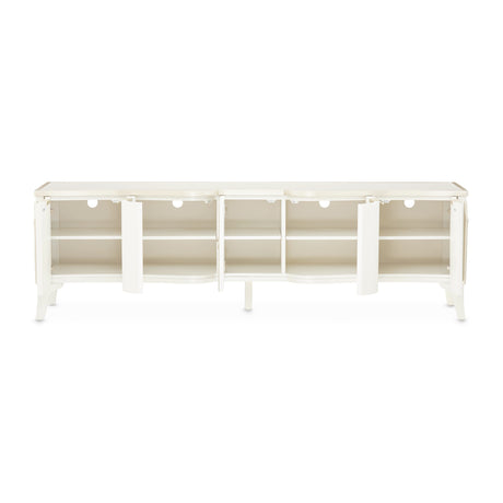 La Marisia Creamy Pearl Media Cabinet from Michael Amini - Luna Furniture