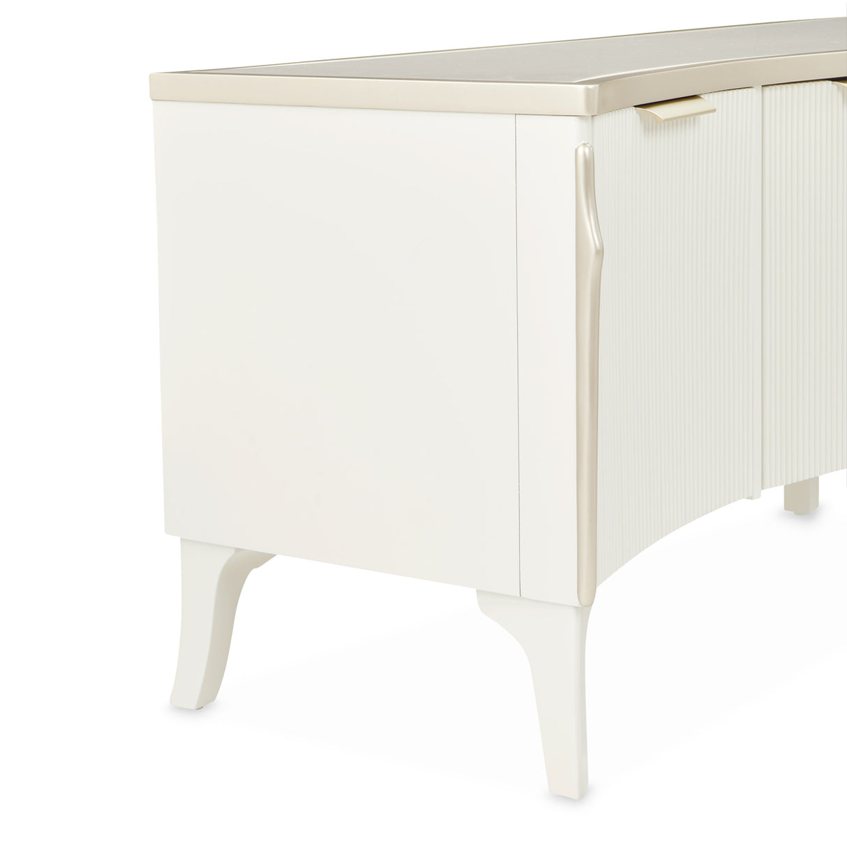 La Marisia Creamy Pearl Media Cabinet from Michael Amini - Luna Furniture