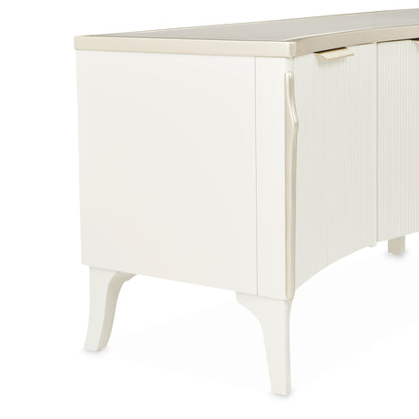 La Marisia Creamy Pearl Media Cabinet from Michael Amini - Luna Furniture