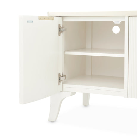 La Marisia Creamy Pearl Media Cabinet from Michael Amini - Luna Furniture