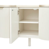 La Marisia Creamy Pearl Media Cabinet from Michael Amini - Luna Furniture
