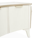 La Marisia Creamy Pearl Media Cabinet from Michael Amini - Luna Furniture