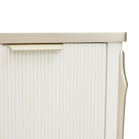 La Marisia Creamy Pearl Media Cabinet from Michael Amini - Luna Furniture