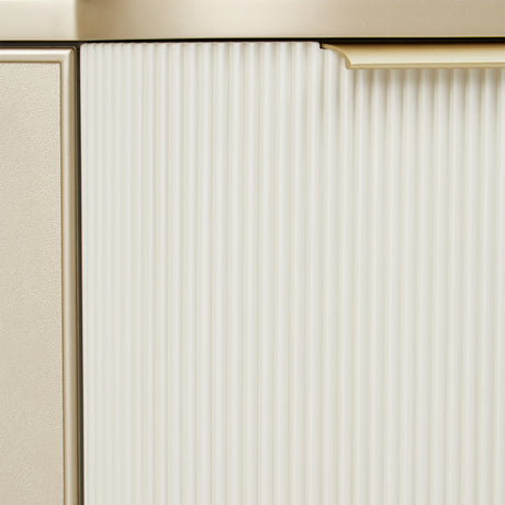 La Marisia Creamy Pearl Media Cabinet from Michael Amini - Luna Furniture