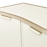 La Marisia Creamy Pearl Media Cabinet from Michael Amini - Luna Furniture
