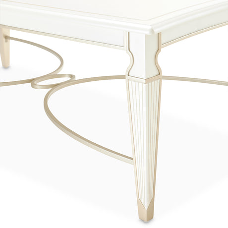 La Marisia Creamy Pearl Cocktail Table from Michael Amini - Luna Furniture
