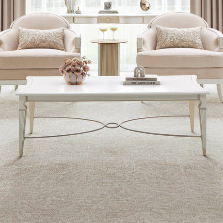 La Marisia Creamy Pearl Cocktail Table from Michael Amini - Luna Furniture