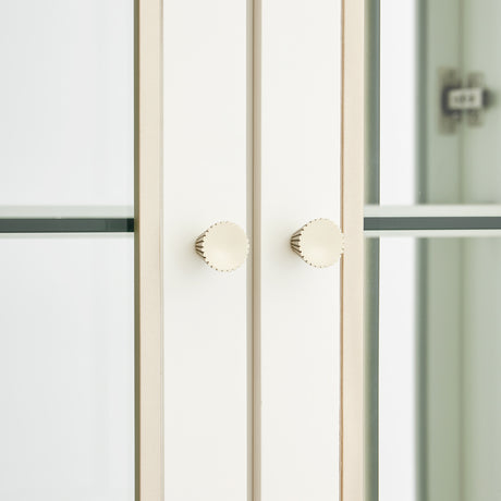 La Marisia Creamy Pearl Display Cabinet from Michael Amini - Luna Furniture