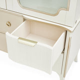 La Marisia Creamy Pearl Display Cabinet from Michael Amini - Luna Furniture
