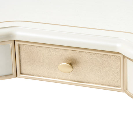 La Marisia Creamy Pearl Console Table from Michael Amini - Luna Furniture