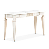 La Marisia Creamy Pearl Console Table from Michael Amini - Luna Furniture