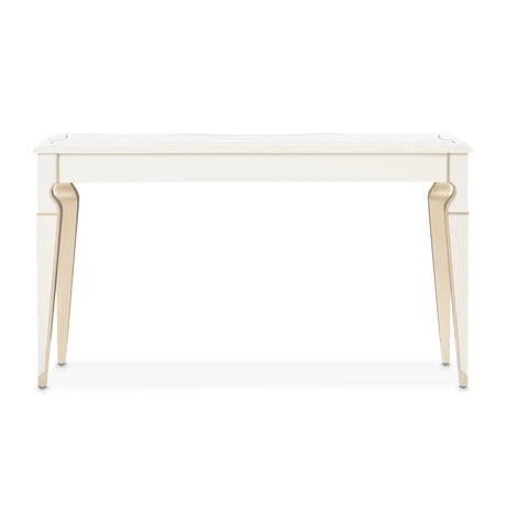 La Marisia Creamy Pearl Console Table from Michael Amini - Luna Furniture