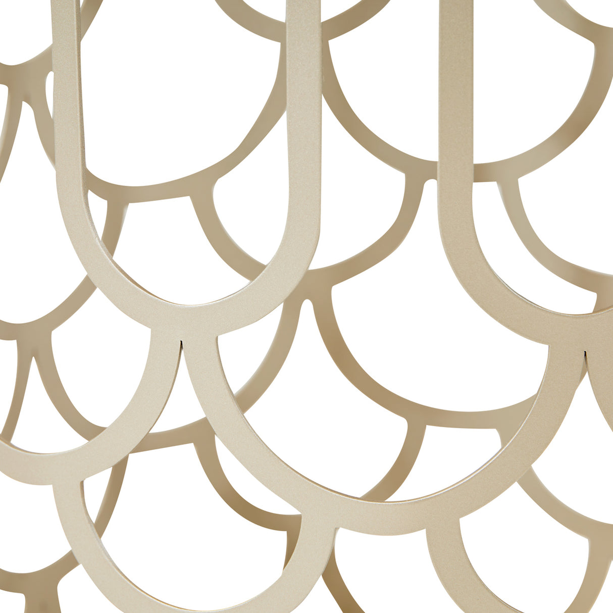 La Marisia Creamy Pearl Marble Chairside Table from Michael Amini - Luna Furniture