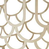 La Marisia Creamy Pearl Marble Chairside Table from Michael Amini - Luna Furniture
