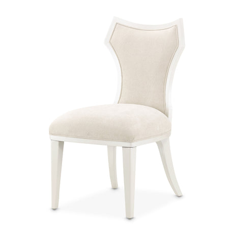 La Marisia Creamy Pearl Vanity Chair from Michael Amini - Luna Furniture