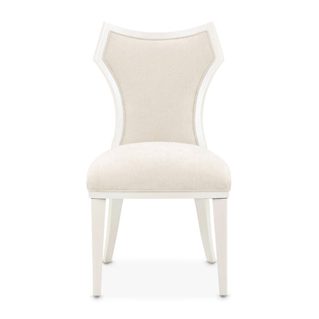 La Marisia Creamy Pearl Vanity Chair from Michael Amini - Luna Furniture