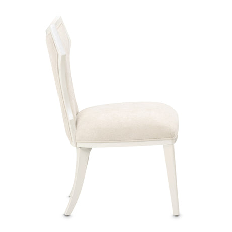 La Marisia Creamy Pearl Vanity Chair from Michael Amini - Luna Furniture