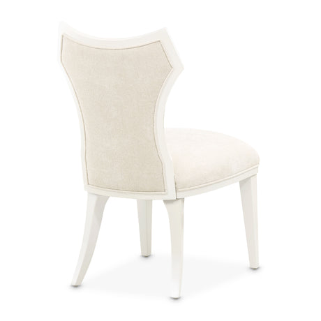 La Marisia Creamy Pearl Vanity Chair from Michael Amini - Luna Furniture