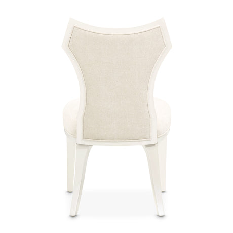 La Marisia Creamy Pearl Vanity Chair from Michael Amini - Luna Furniture