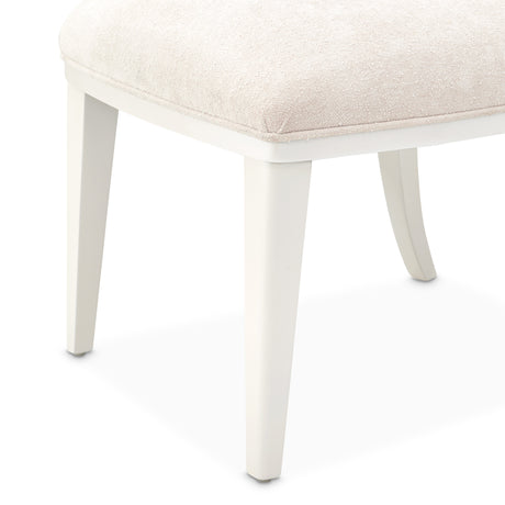 La Marisia Creamy Pearl Vanity Chair from Michael Amini - Luna Furniture