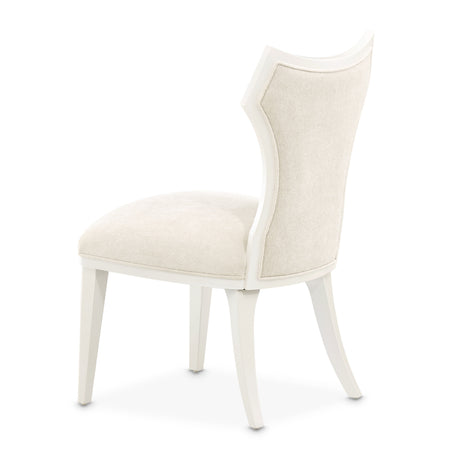 La Marisia Creamy Pearl Vanity Chair from Michael Amini - Luna Furniture