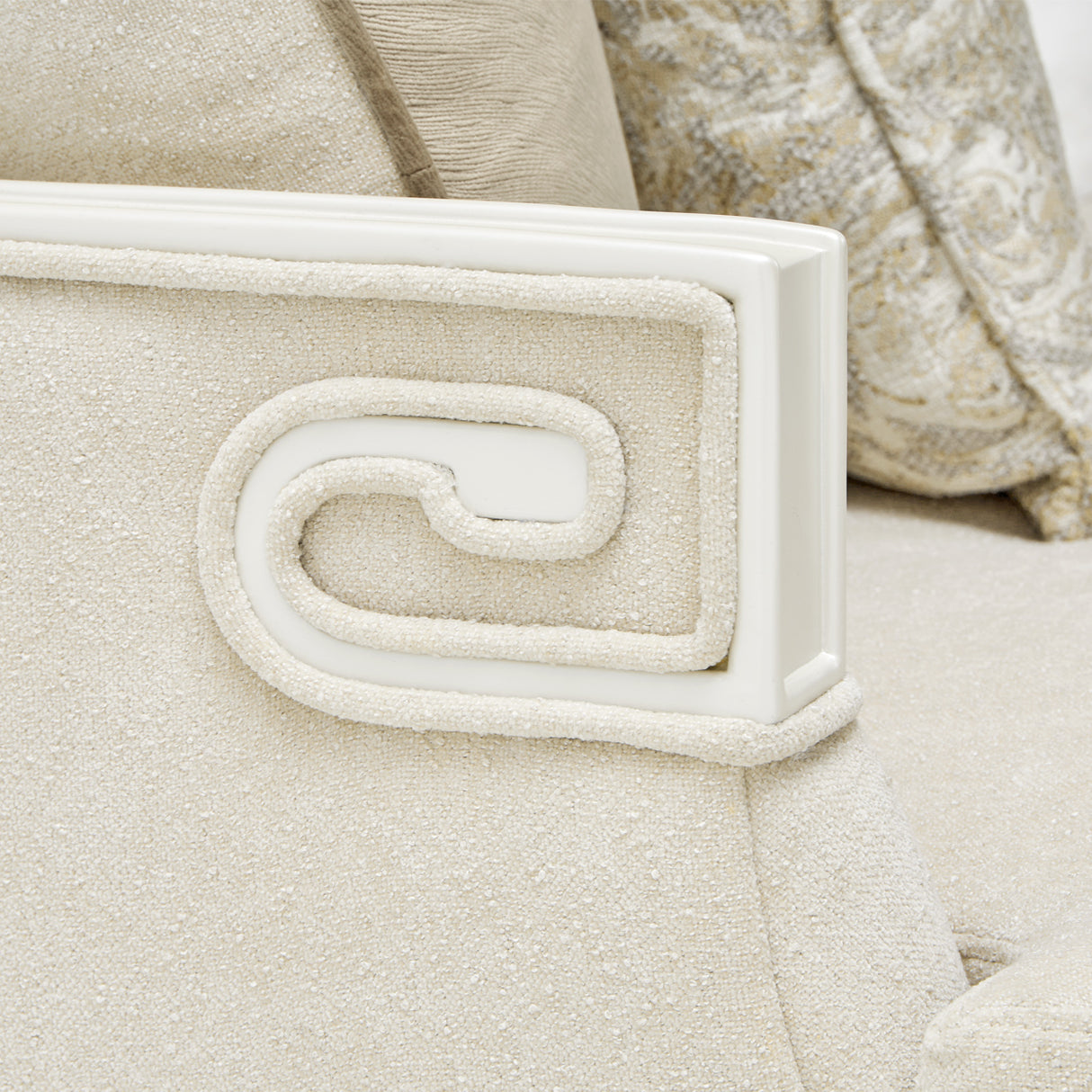La Marisia Light Champagne Sofa from Michael Amini - Luna Furniture