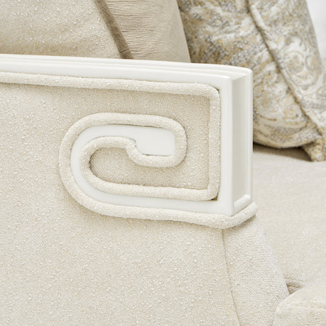 La Marisia Light Champagne Sofa from Michael Amini - Luna Furniture