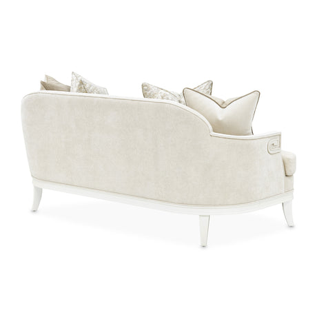 La Marisia Light Champagne Loveseat from Michael Amini - Luna Furniture