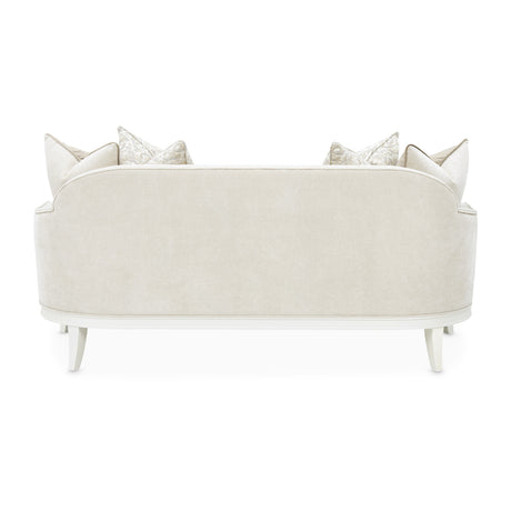La Marisia Light Champagne Loveseat from Michael Amini - Luna Furniture