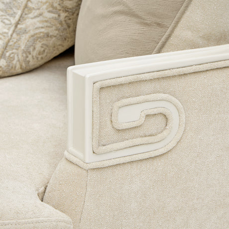 La Marisia Light Champagne Loveseat from Michael Amini - Luna Furniture