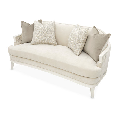 La Marisia Light Champagne Loveseat from Michael Amini - Luna Furniture