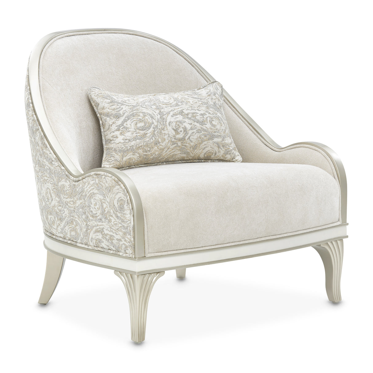 La Marisia Light Champagne Accent Chair from Michael Amini - Luna Furniture