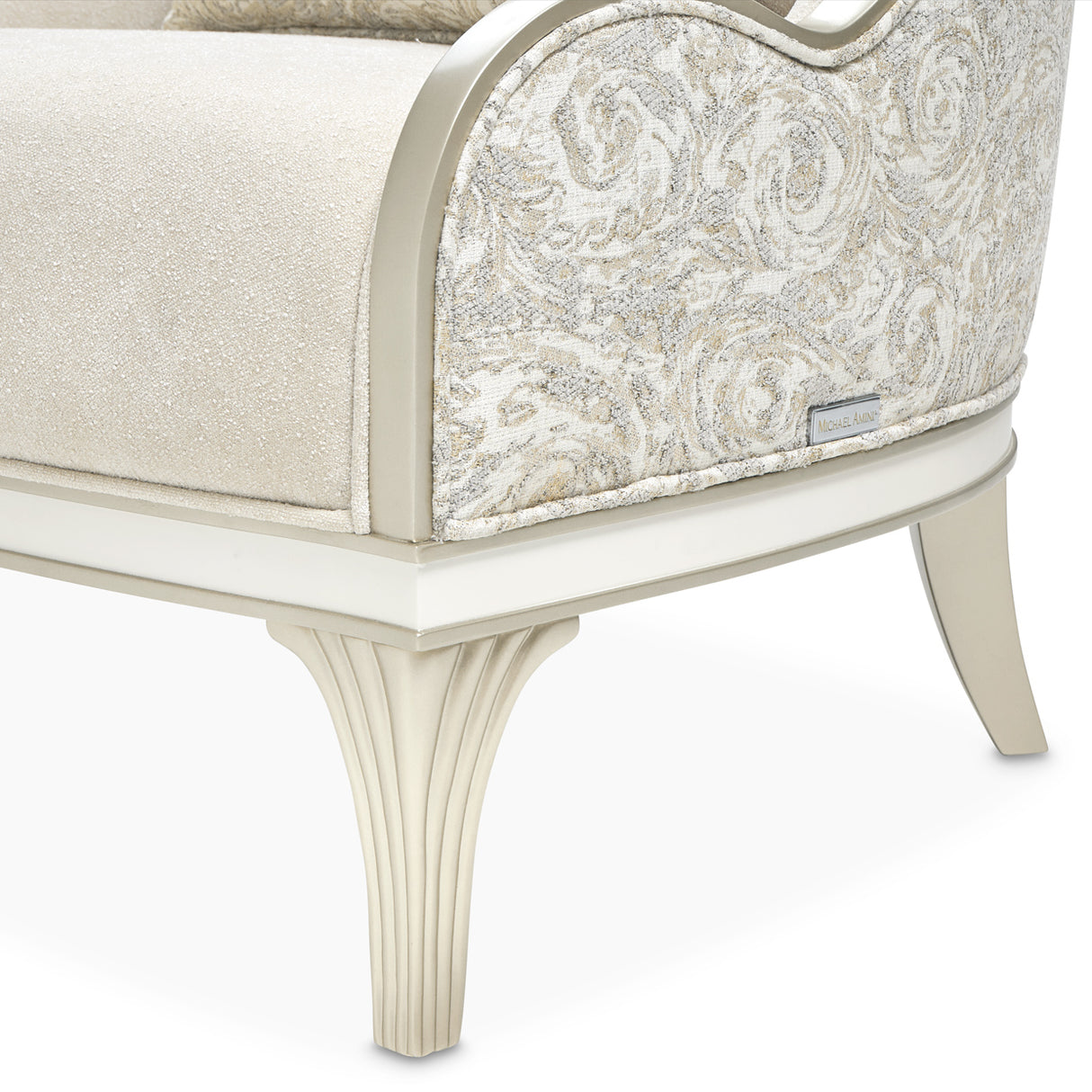 La Marisia Light Champagne Accent Chair from Michael Amini - Luna Furniture