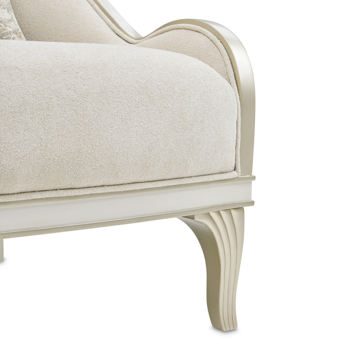 La Marisia Light Champagne Accent Chair from Michael Amini - Luna Furniture