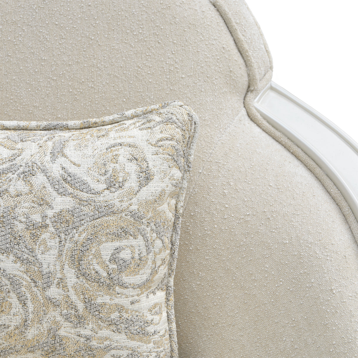 La Marisia Light Champagne Matching Accent Chair from Michael Amini - Luna Furniture