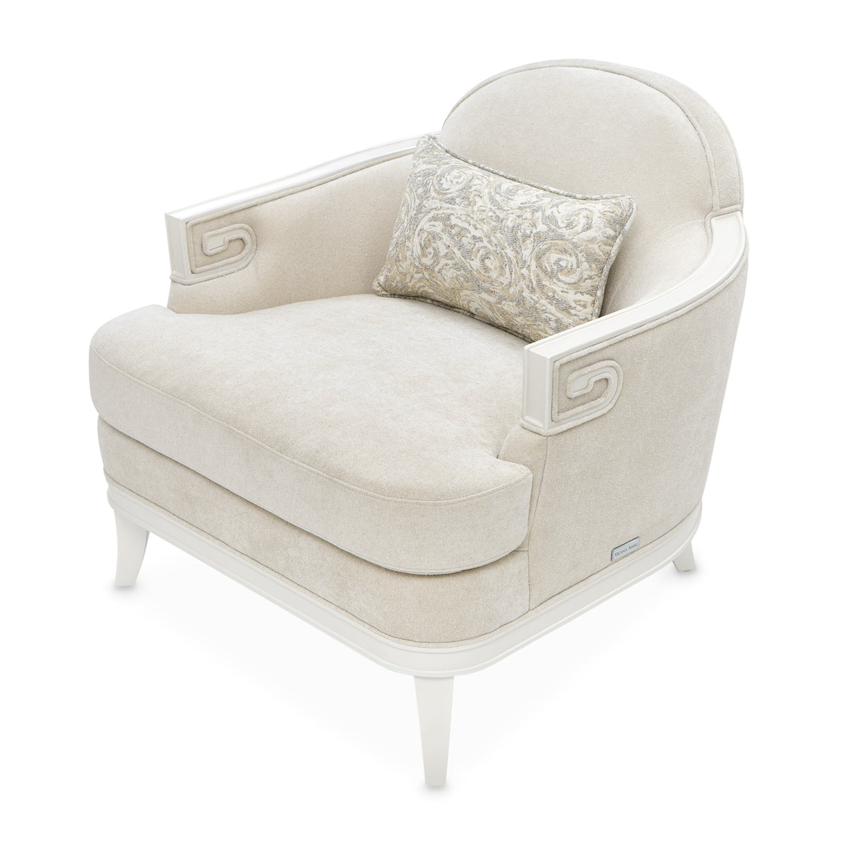 La Marisia Light Champagne Matching Accent Chair from Michael Amini - Luna Furniture