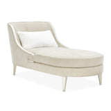 La Marisia Light Champagne Chaise from Michael Amini - Luna Furniture